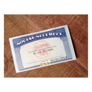 Social Security Number – (SSN)