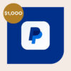 $1,000 PayPal Account To Account Transfer