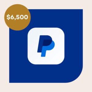$6,500 PayPal Account To Account Transfer